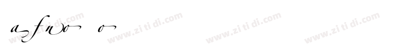 Zapfino Two字体转换